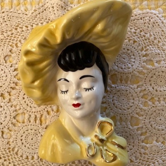Vintage Porcelain Head Vase